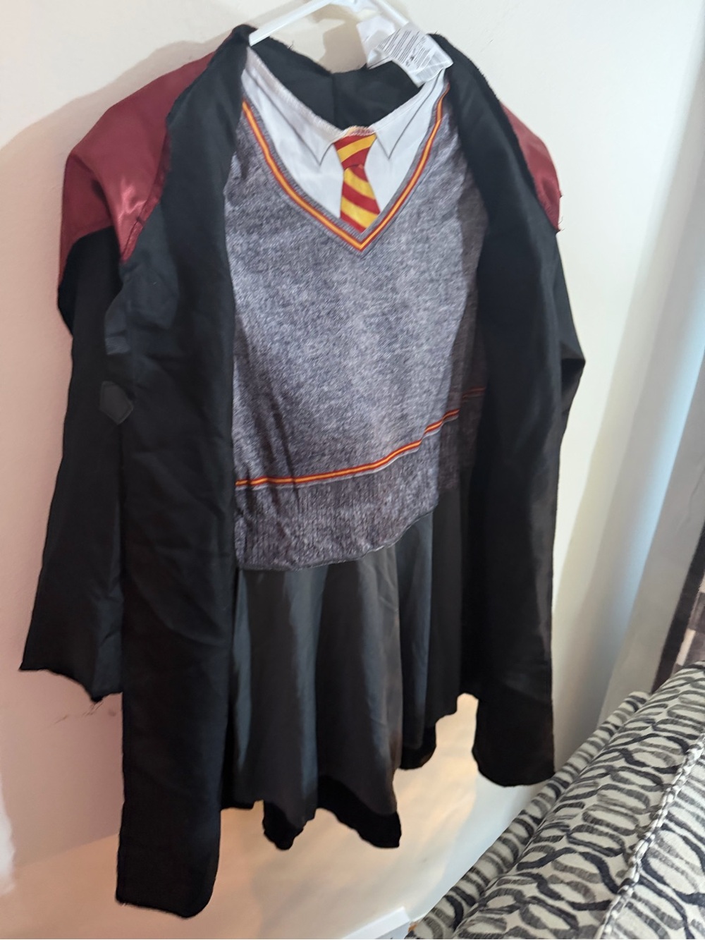Warner Bros. Size 10/12 Gryffindor-Inspired Kids Costume in Black, Red, Gold